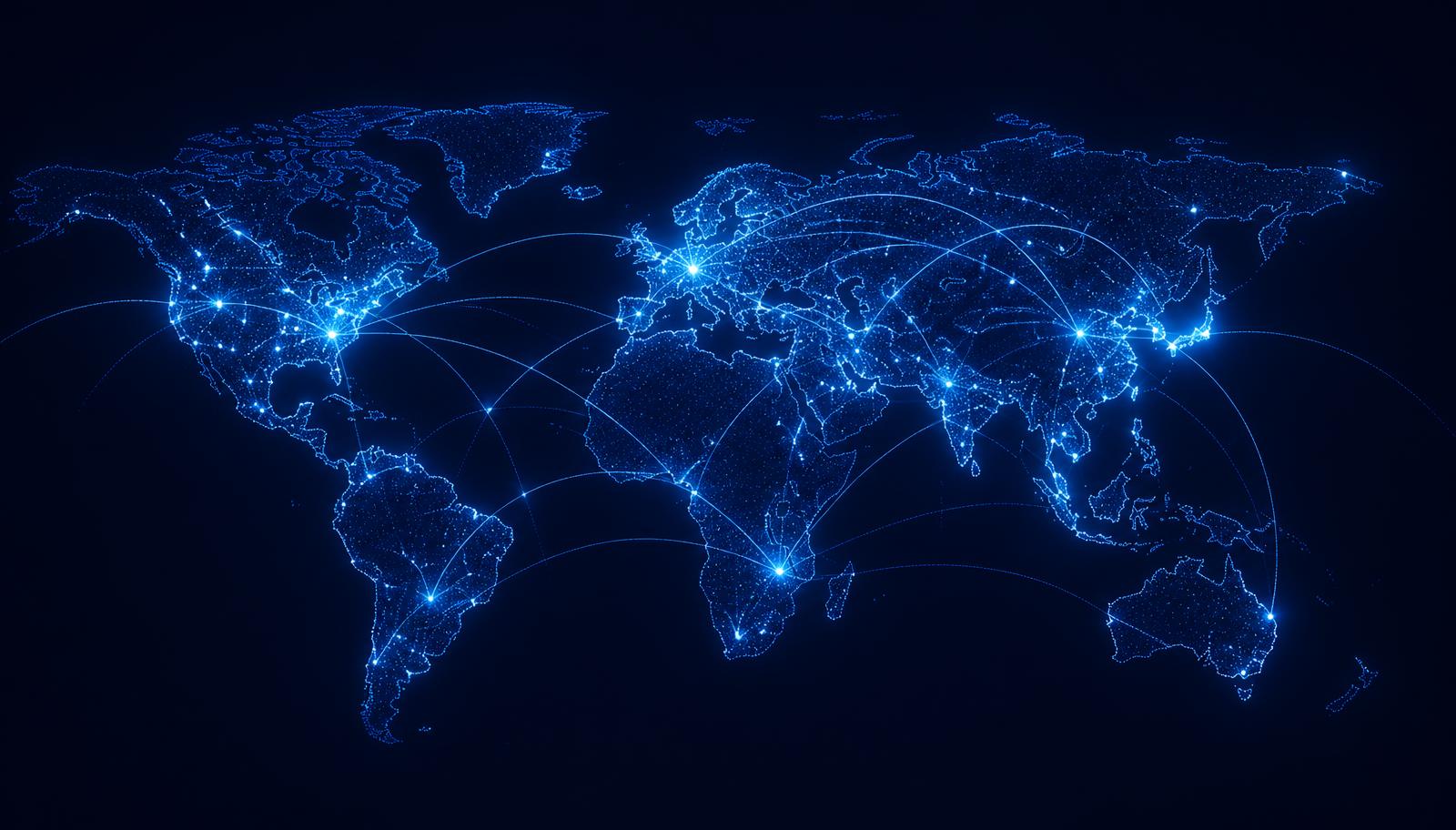 Global technology network spanning international markets